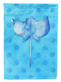 Sting Ray Blue Polkadot Garden Flag Mailbox Decorative Yard Banner Outside Patio Artwork for Flower Beds, Garden Size, Multicolor