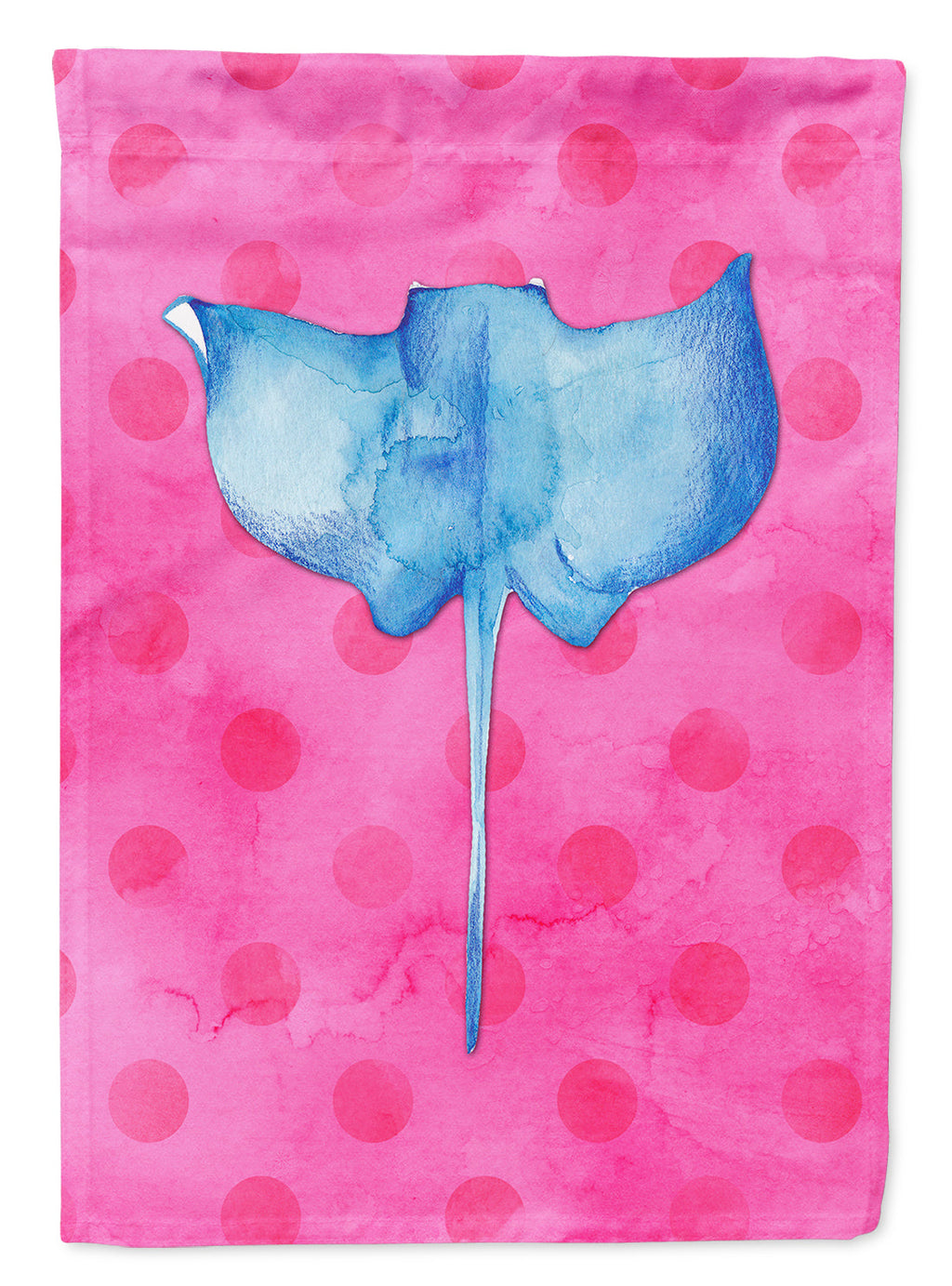 Sting Ray Pink Polkadot Garden Flag Mailbox Decorative Yard Banner Outside Patio Artwork for Flower Beds, Garden Size, Multicolor