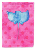 Sting Ray Pink Polkadot Garden Flag Mailbox Decorative Yard Banner Outside Patio Artwork for Flower Beds, Garden Size, Multicolor