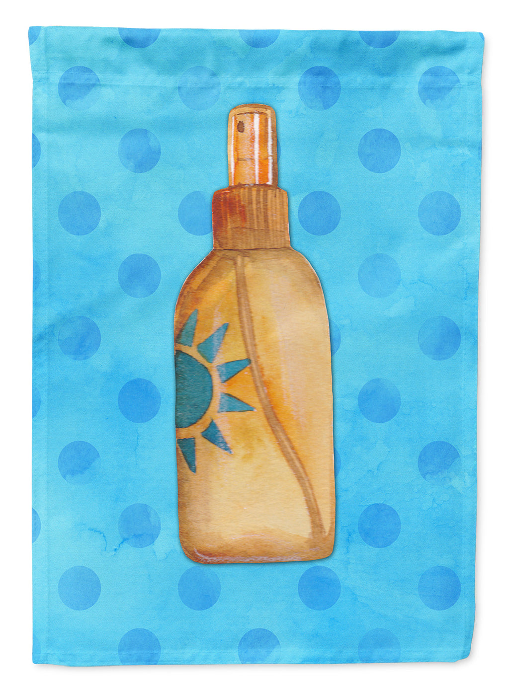 Message in a Bottle Blue Polkadot Garden Flag Mailbox Decorative Yard Banner Outside Patio Artwork for Flower Beds, Garden Size, Multicolor