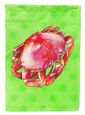 Crab Green Polkadot Garden Flag Mailbox Decorative Yard Banner Outside Patio Artwork for Flower Beds, Garden Size, Multicolor