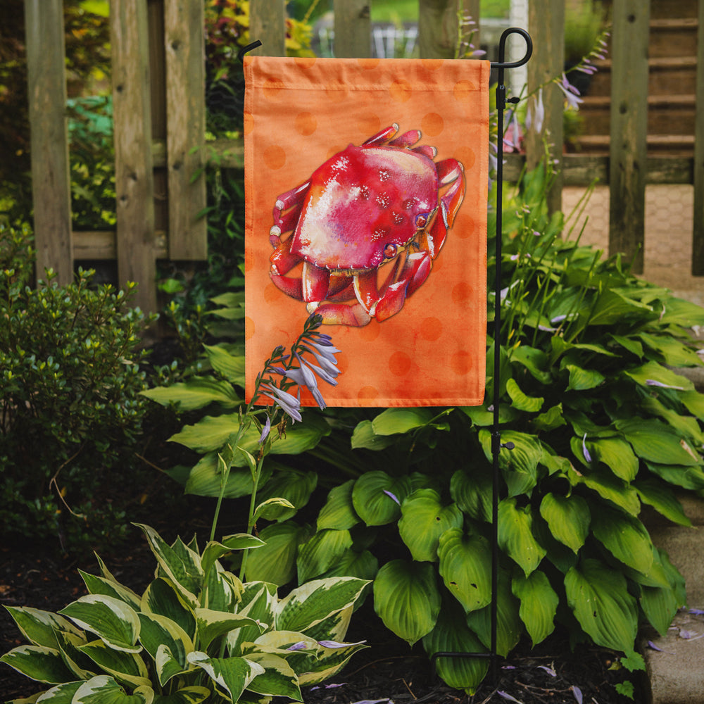 Crab Orange Polkadot Garden Flag Mailbox Decorative Yard Banner Outside Patio Artwork for Flower Beds, Garden Size, Multicolor