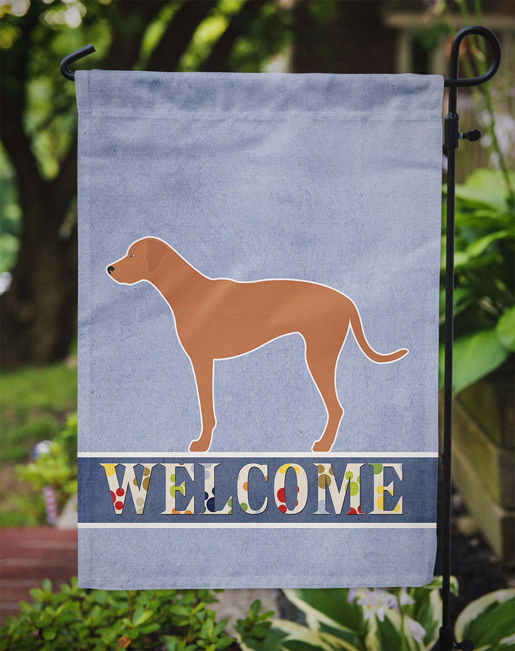Rhodesian Ridgeback Welcome Garden Flag Mailbox Decorative Yard Banner Outside Patio Artwork for Flower Beds, Garden Size, Multicolor