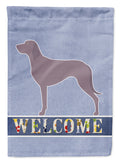 Weimaraner Welcome Garden Flag Mailbox Decorative Yard Banner Outside Patio Artwork for Flower Beds, Garden Size, Multicolor
