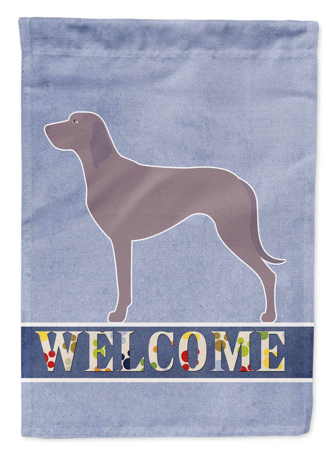Weimaraner Welcome Garden Flag Mailbox Decorative Yard Banner Outside Patio Artwork for Flower Beds, Garden Size, Multicolor