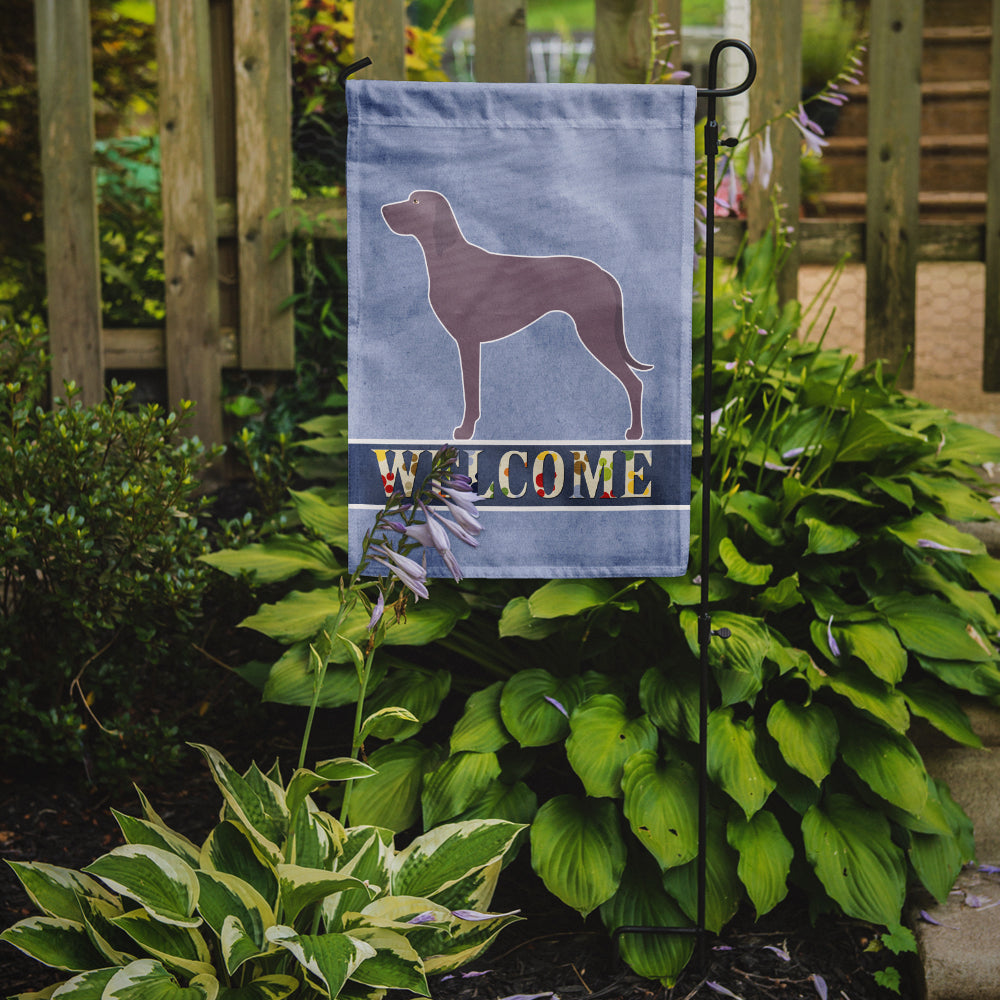 Weimaraner Welcome Garden Flag Mailbox Decorative Yard Banner Outside Patio Artwork for Flower Beds, Garden Size, Multicolor