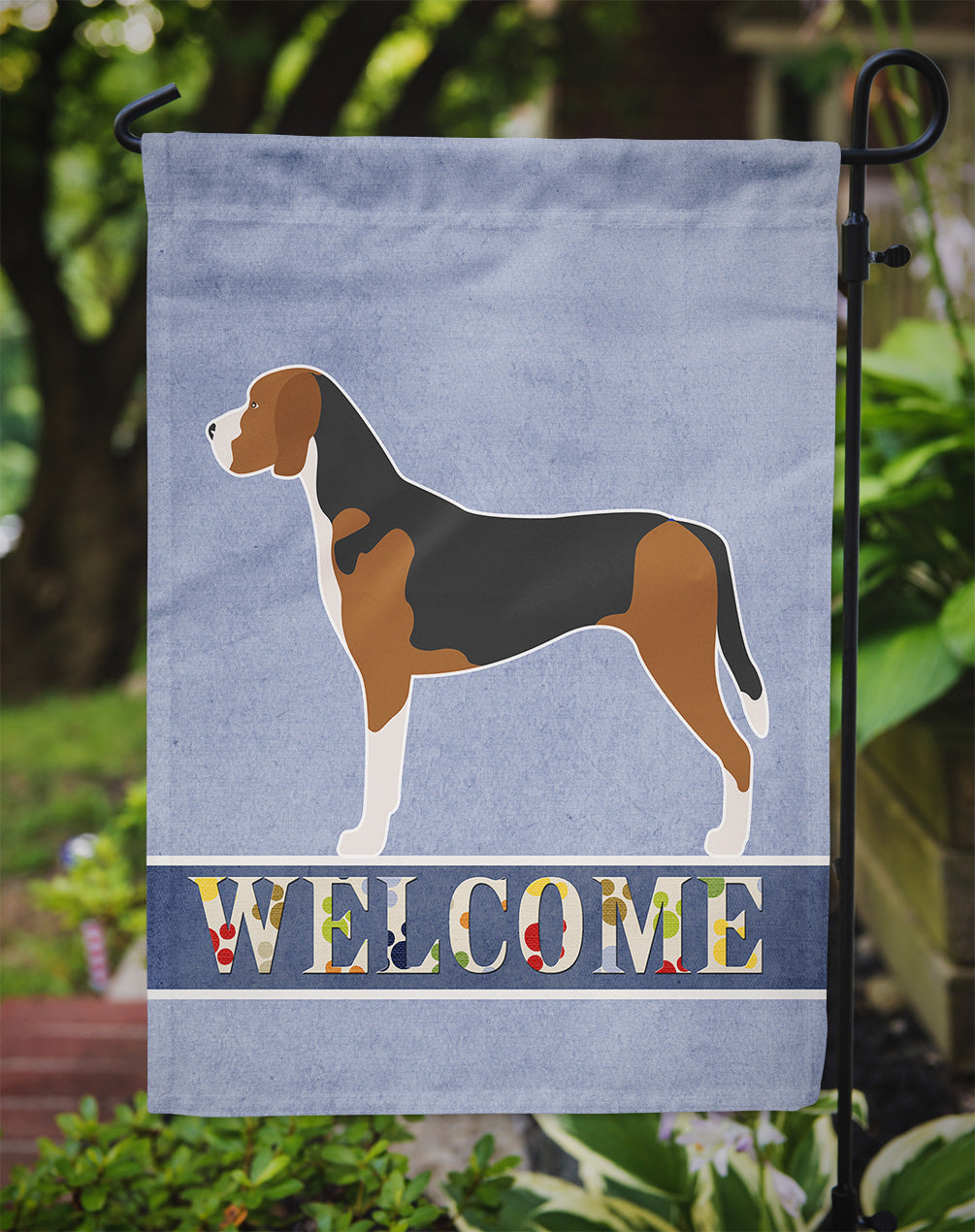 Hamiltonstövare Welcome Garden Flag Mailbox Decorative Yard Banner Outside Patio Artwork for Flower Beds, Garden Size, Multicolor