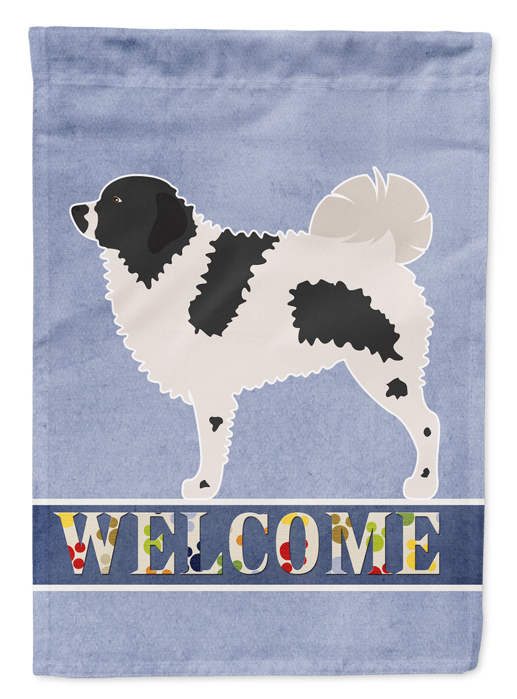 Wetterhoun Frisian Water Dog Garden Flag Mailbox Decorative Yard Banner Outside Patio Artwork for Flower Beds, Garden Size, Multicolor