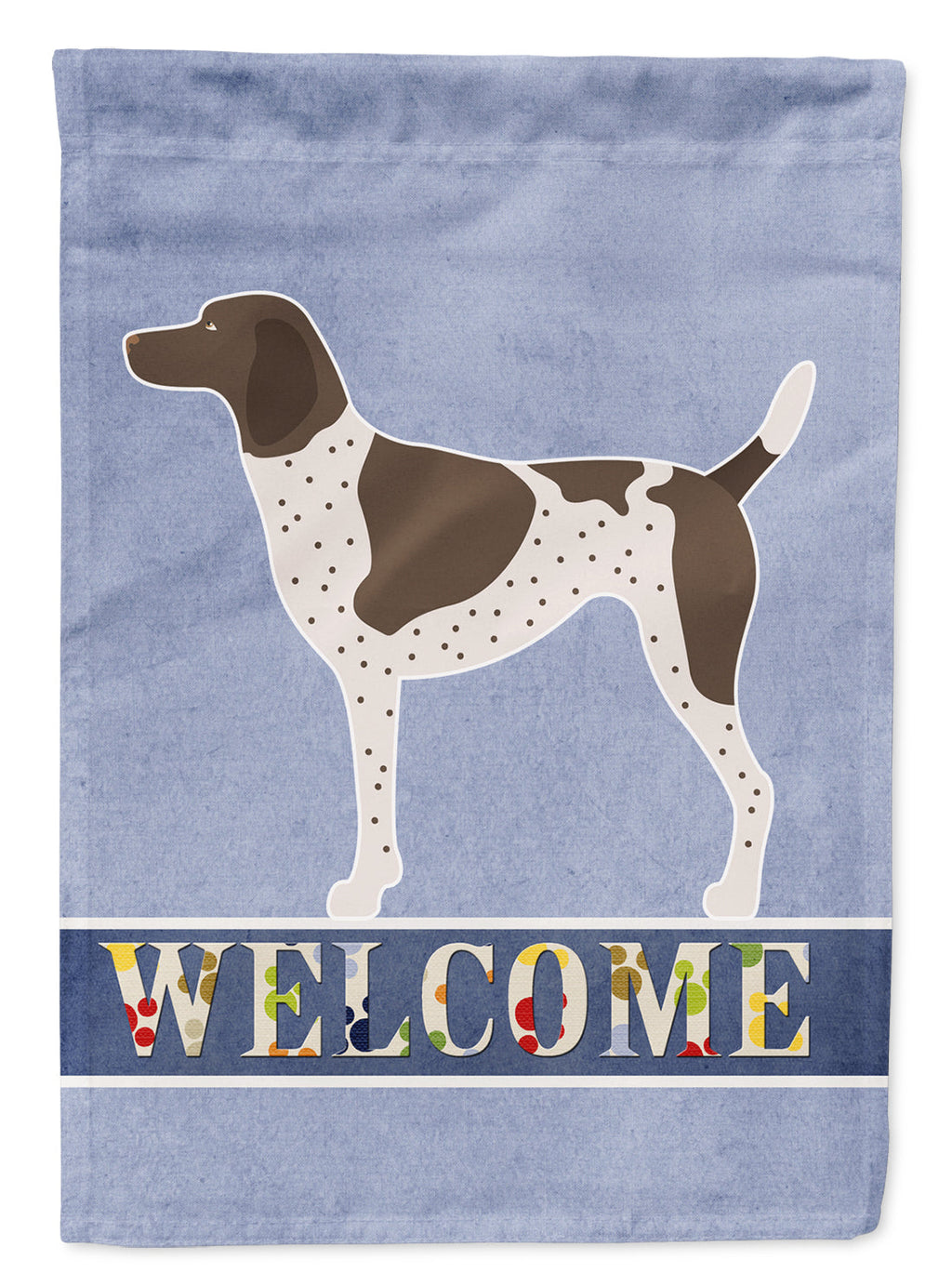 German Shorthaired Pointer Welcome Garden Flag Mailbox Decorative Yard Banner Outside Patio Artwork for Flower Beds, Garden Size, Multicolor