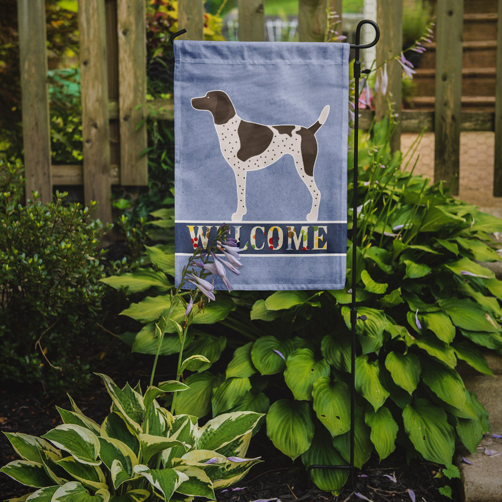 German Shorthaired Pointer Welcome Garden Flag Mailbox Decorative Yard Banner Outside Patio Artwork for Flower Beds, Garden Size, Multicolor