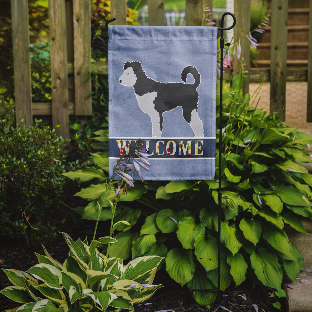 Pumi Welcome Garden Flag Mailbox Decorative Yard Banner Outside Patio Artwork for Flower Beds, Garden Size, Multicolor