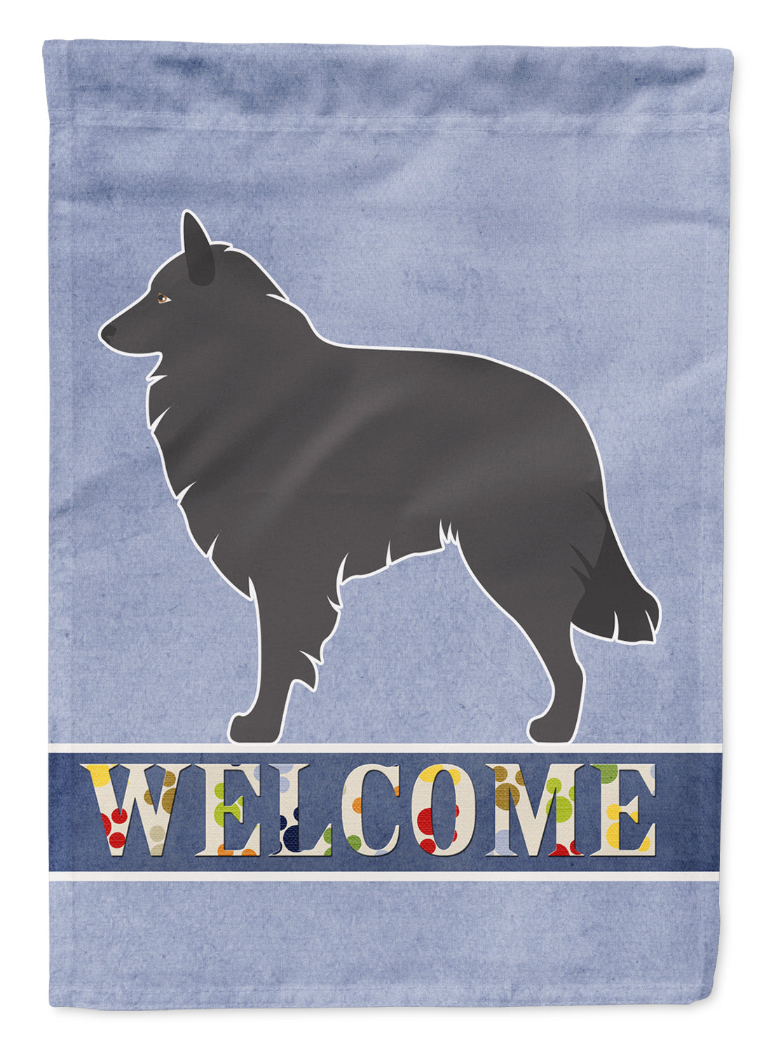 Groenendael Belgian Shepherd Garden Flag Mailbox Decorative Yard Banner Outside Patio Artwork for Flower Beds, Garden Size, Multicolor