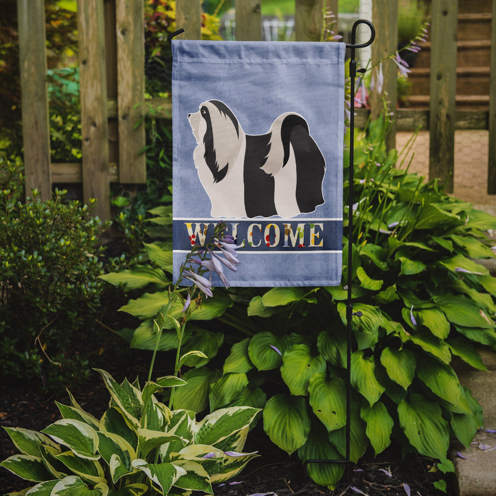 Havanese Welcome Garden Flag Mailbox Decorative Yard Banner Outside Patio Artwork for Flower Beds, Garden Size, Multicolor