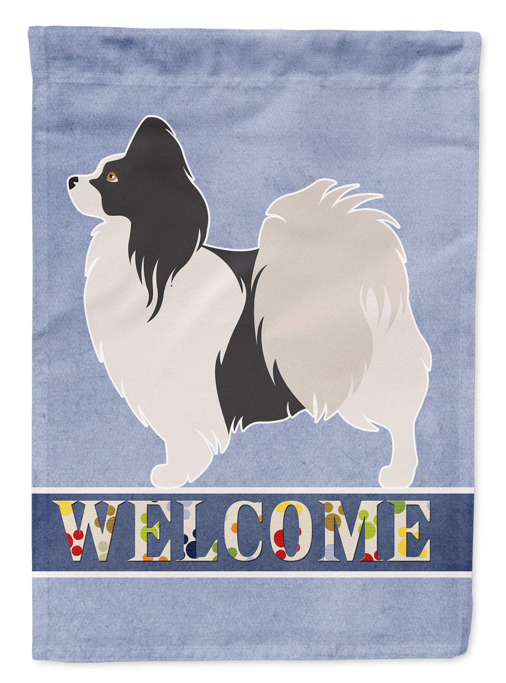 Papillon Welcome Garden Flag Mailbox Decorative Yard Banner Outside Patio Artwork for Flower Beds, Garden Size, Multicolor