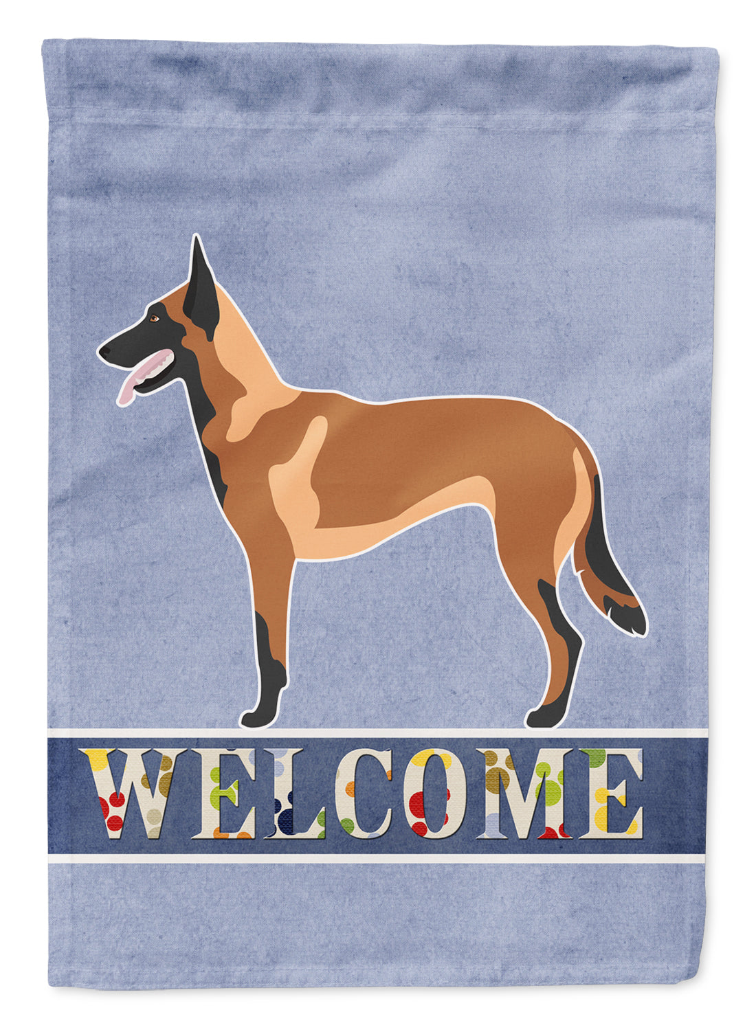 Malinois Belgian Shepherd Garden Flag Mailbox Decorative Yard Banner Outside Patio Artwork for Flower Beds, Garden Size, Multicolor