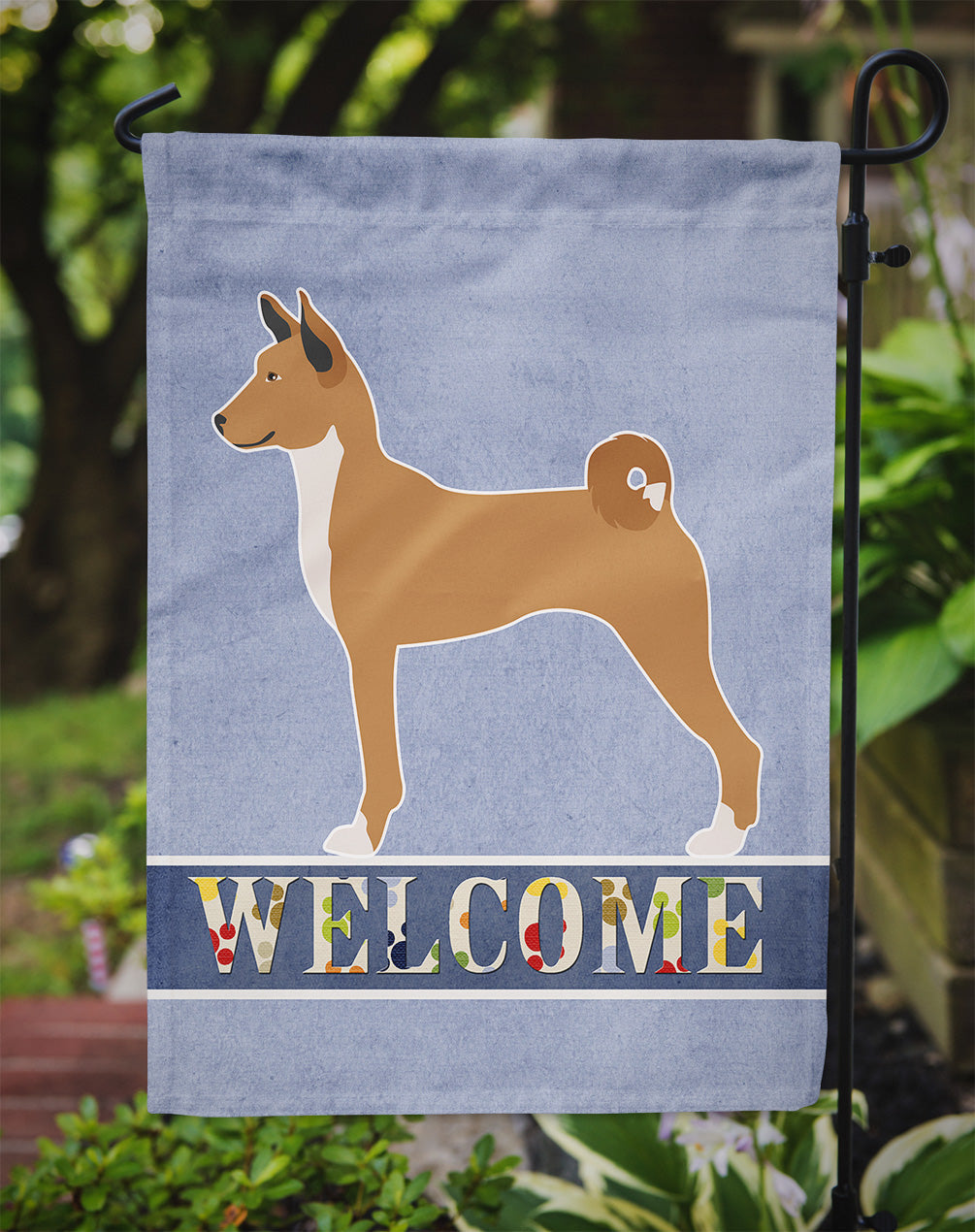 Telomian Welcome Garden Flag Mailbox Decorative Yard Banner Outside Patio Artwork for Flower Beds, Garden Size, Multicolor