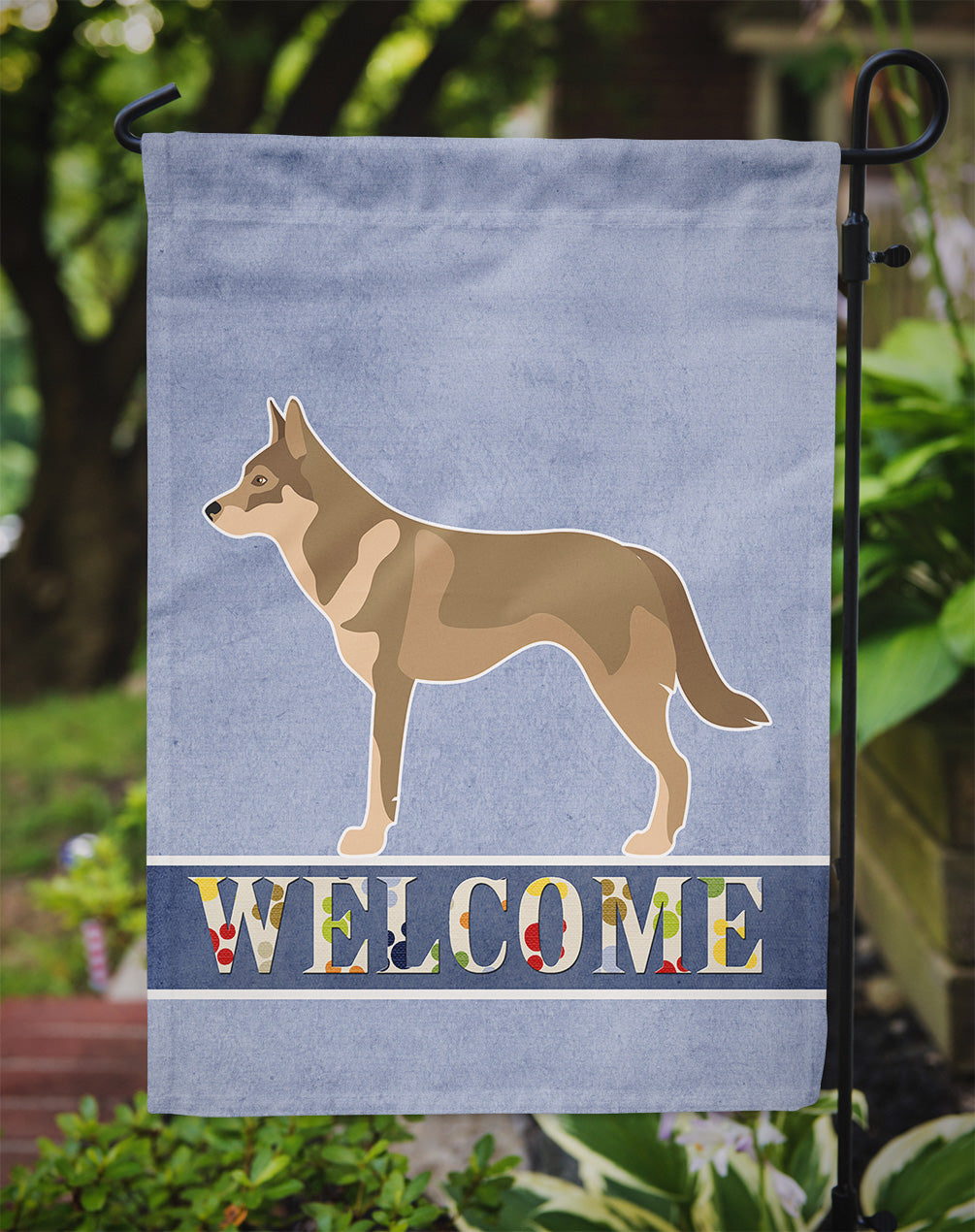 Czechoslovakian Wolfdog Garden Flag Mailbox Decorative Yard Banner Outside Patio Artwork for Flower Beds, Garden Size, Multicolor