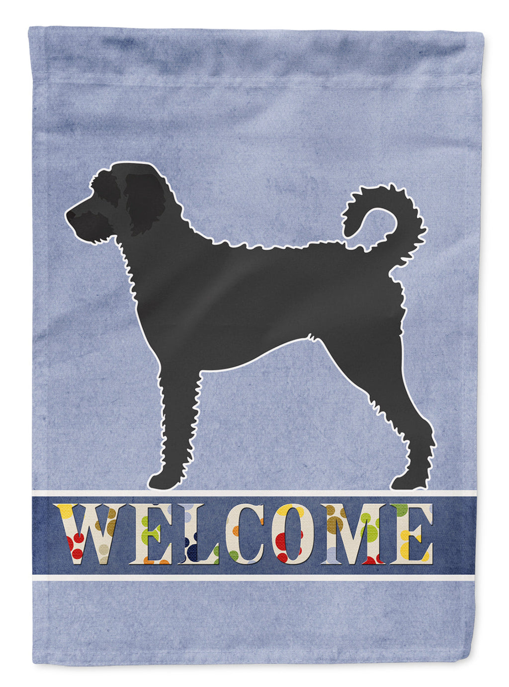 Labradoodle Welcome Garden Flag Mailbox Decorative Yard Banner Outside Patio Artwork for Flower Beds, Garden Size, Multicolor