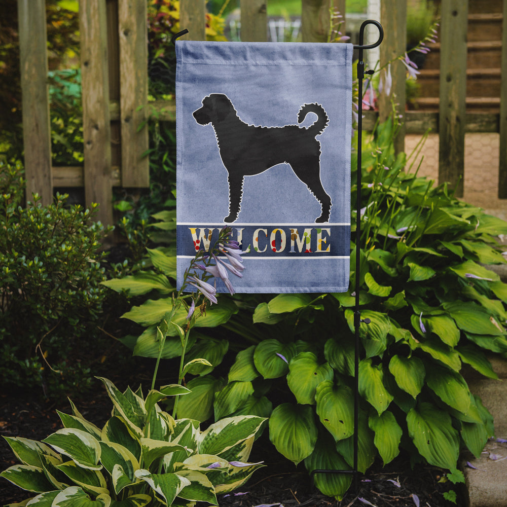 Labradoodle Welcome Garden Flag Mailbox Decorative Yard Banner Outside Patio Artwork for Flower Beds, Garden Size, Multicolor