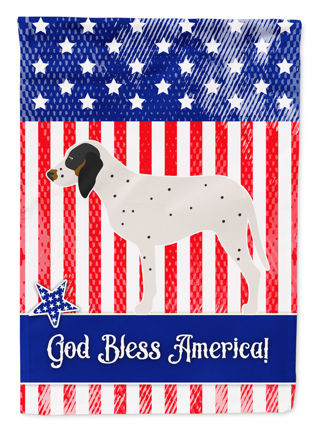 Gascon Saintongeois American Garden Flag Mailbox Decorative Yard Banner Outside Patio Artwork for Flower Beds, Garden Size, Multicolor