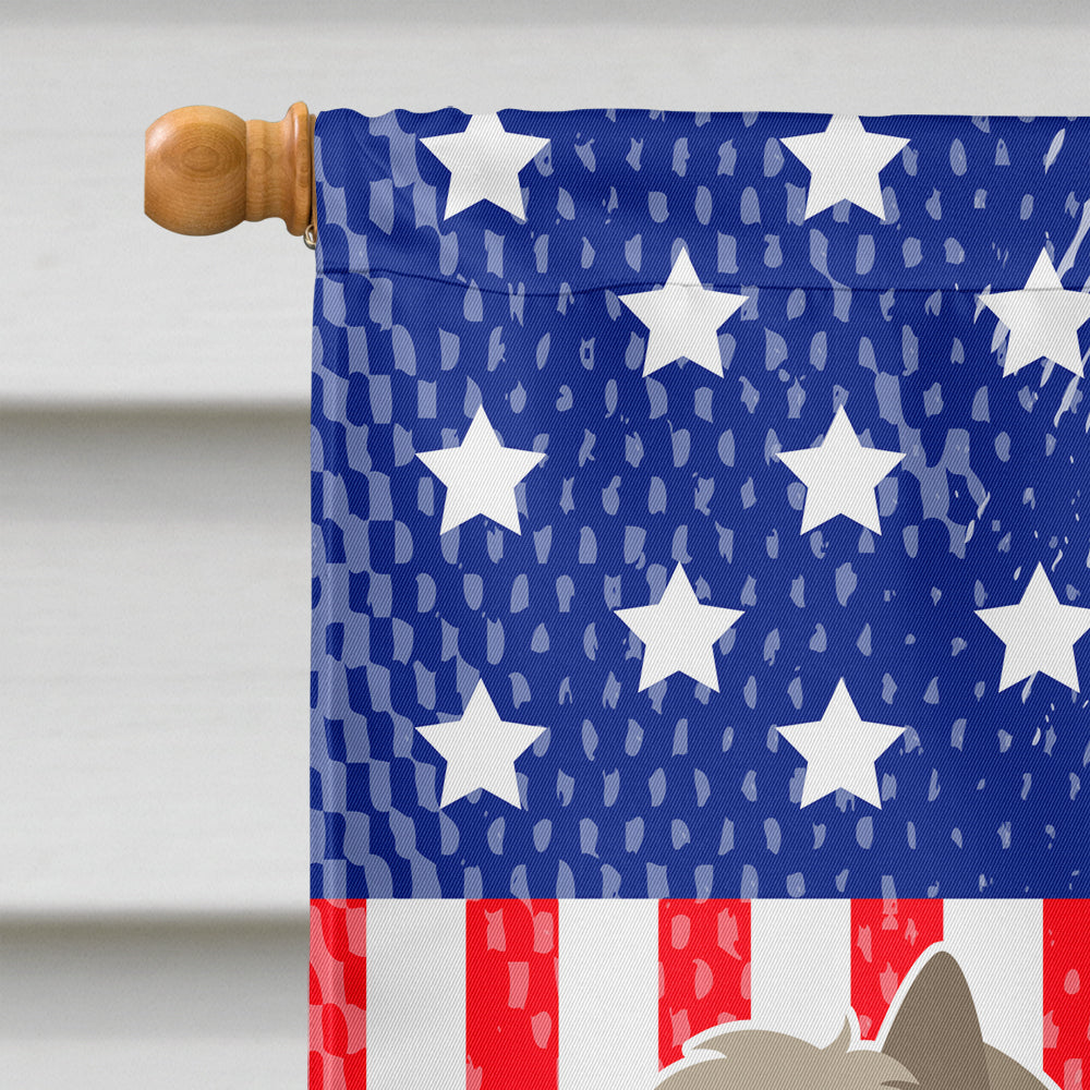 Cairn Terrier American House Flag 28x40 Porch Sleeve Pole Decorative Outside Yard Banner Artwork Wall Hanging, Polyester