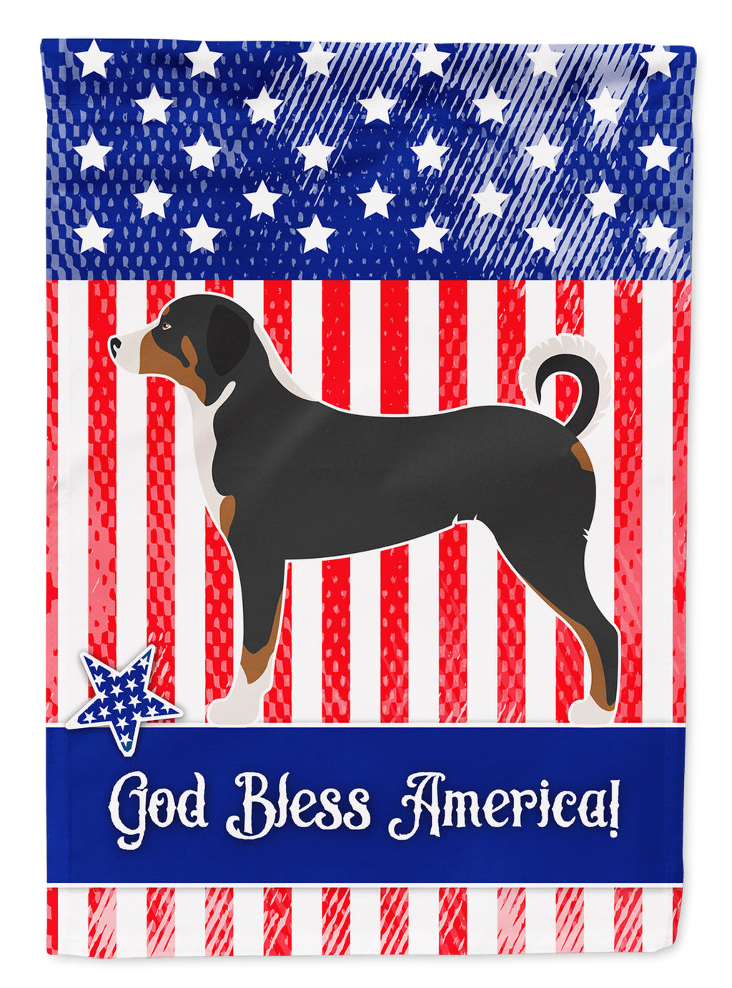 Appenzeller Sennenhund American Garden Flag Mailbox Decorative Yard Banner Outside Patio Artwork for Flower Beds, Garden Size, Multicolor