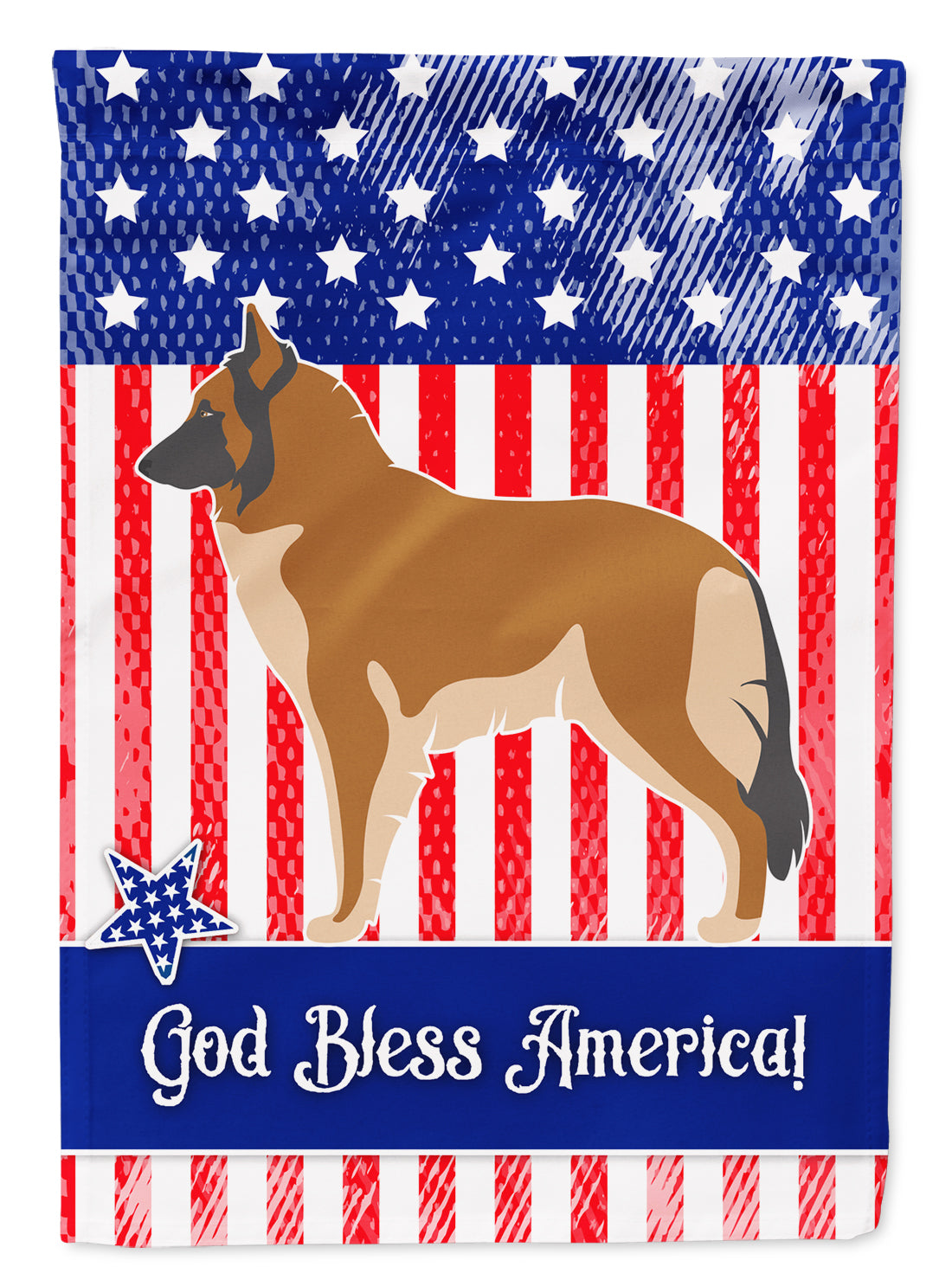 Belgian Tervuren American Garden Flag Mailbox Decorative Yard Banner Outside Patio Artwork for Flower Beds, Garden Size, Multicolor