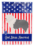 Old English Sheepdog American Garden Flag Mailbox Decorative Yard Banner Outside Patio Artwork for Flower Beds, Garden Size, Multicolor