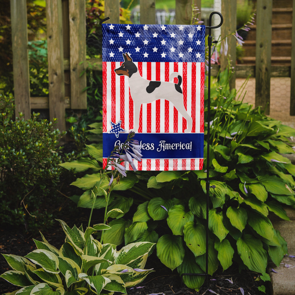 American Toy Fox Terrier American Garden Flag Mailbox Decorative Yard Banner Outside Patio Artwork for Flower Beds, Garden Size, Multicolor