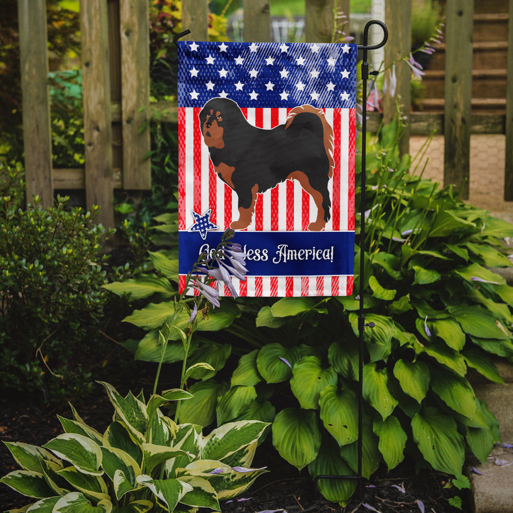 Tibetan Mastiff American Garden Flag Mailbox Decorative Yard Banner Outside Patio Artwork for Flower Beds, Garden Size, Multicolor