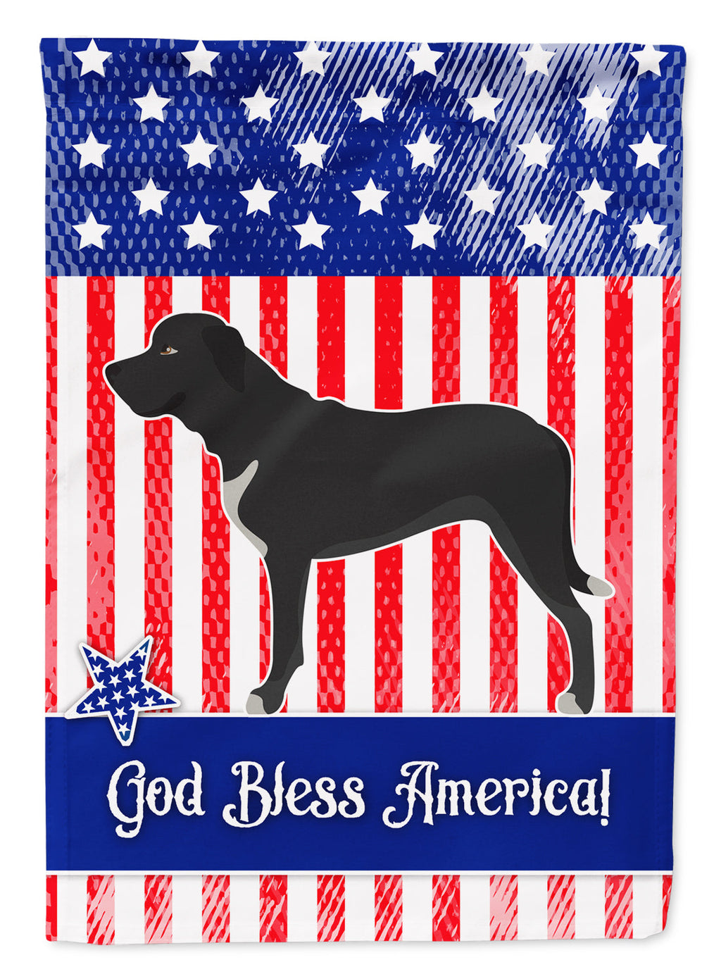 Broholmer Danish Mastiff American Garden Flag Mailbox Decorative Yard Banner Outside Patio Artwork for Flower Beds, Garden Size, Multicolor