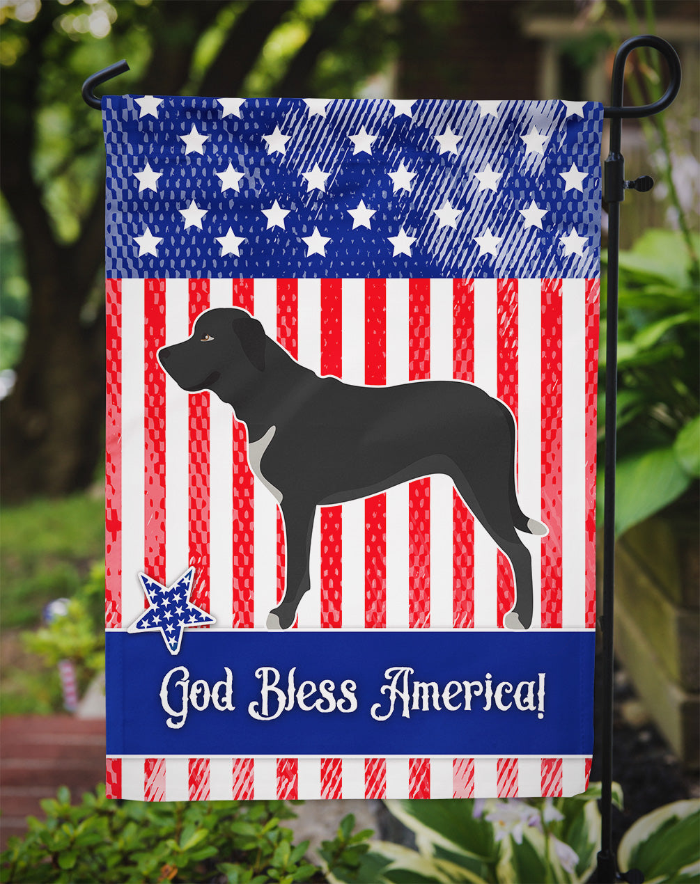 Broholmer Danish Mastiff American Garden Flag Mailbox Decorative Yard Banner Outside Patio Artwork for Flower Beds, Garden Size, Multicolor