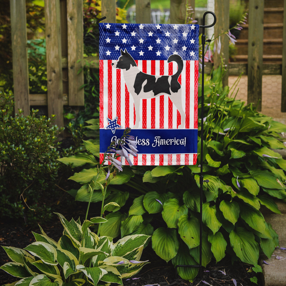 Canaan Dog American Garden Flag Mailbox Decorative Yard Banner Outside Patio Artwork for Flower Beds, Garden Size, Multicolor