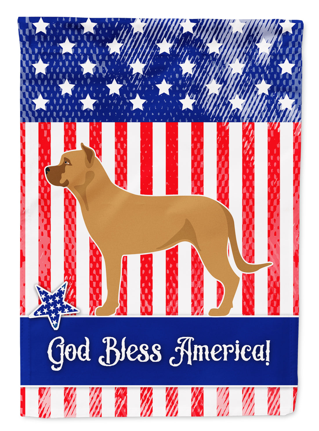 Alano Espanol Spanish Bulldog American Garden Flag Mailbox Decorative Yard Banner Outside Patio Artwork for Flower Beds, Garden Size, Multicolor