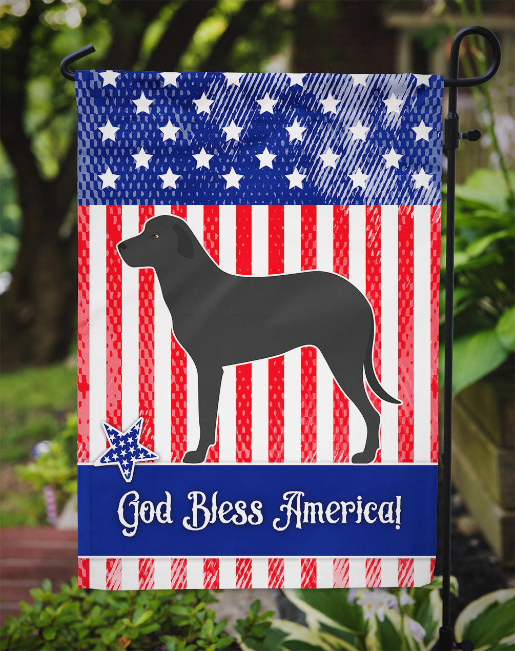 Majorca Shepherd Dog American Garden Flag Mailbox Decorative Yard Banner Outside Patio Artwork for Flower Beds, Garden Size, Multicolor