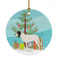 Gascon Saintongeois Christmas Ceramic Ornament Christmas Tree Hanging Decorations for Home Christmas Holiday, Party, Gift, 3 in, Multicolor
