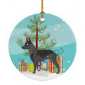 Australian Cattle Dog Christmas Ceramic Ornament Christmas Tree Hanging Decorations for Home Christmas Holiday, Party, Gift, 3 in, Multicolor