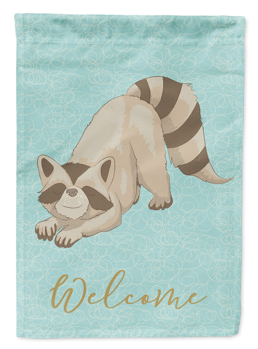 Raccoon Garden Flag Mailbox Decorative Yard Banner Outside Patio Artwork for Flower Beds, Garden Size, Multicolor
