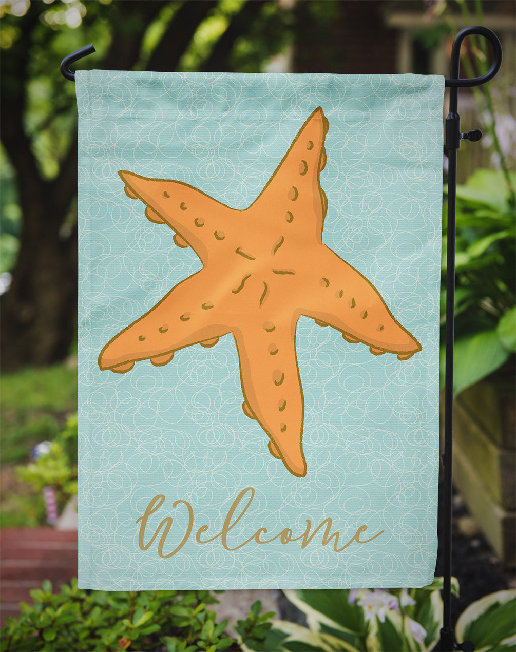 Starfish Garden Flag Mailbox Decorative Yard Banner Outside Patio Artwork for Flower Beds, Garden Size, Multicolor