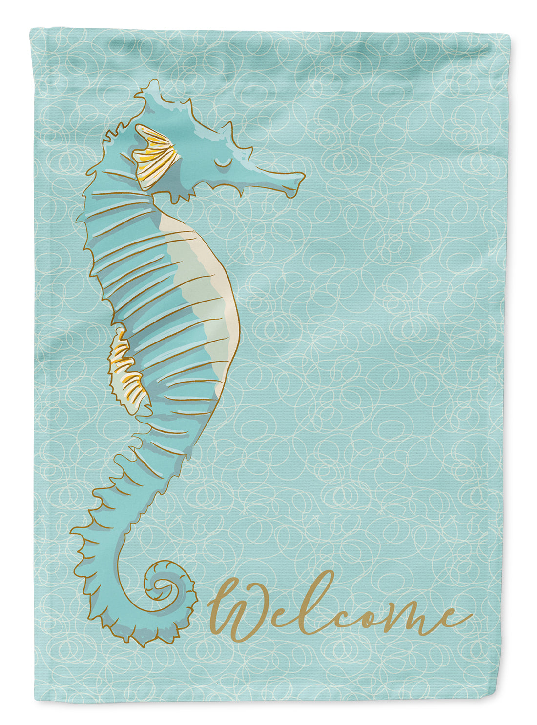 Seahorse Garden Flag Mailbox Decorative Yard Banner Outside Patio Artwork for Flower Beds, Garden Size, Multicolor
