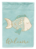Blue Fish Garden Flag Mailbox Decorative Yard Banner Outside Patio Artwork for Flower Beds, Garden Size, Multicolor