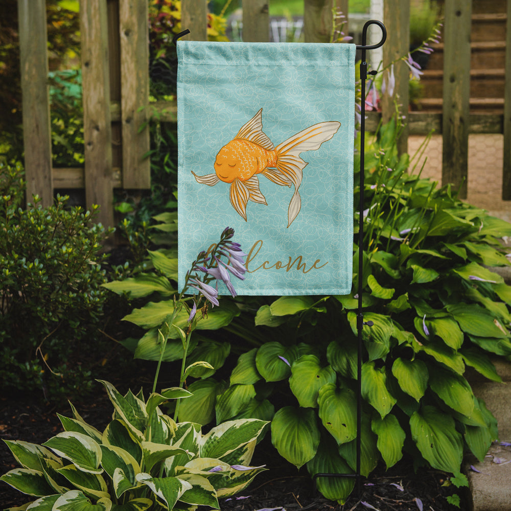 Gold Fish Garden Flag Mailbox Decorative Yard Banner Outside Patio Artwork for Flower Beds, Garden Size, Multicolor