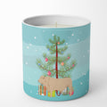 Charolais Cow Christmas Decorative Soy Candle Nature Soy Wax Essential Oil Home Decor Ideal for Bedroom Kitchen Bath Office Gift, 10 oz