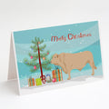 Charolais Cow Christmas Greeting Cards Pack of 8 Blank Cards with Envelopes Whimsical A7 Size 5x7