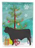 Black Angus Cow Christmas Garden Flag Mailbox Decorative Yard Banner Outside Patio Artwork for Flower Beds, Garden Size, Multicolor