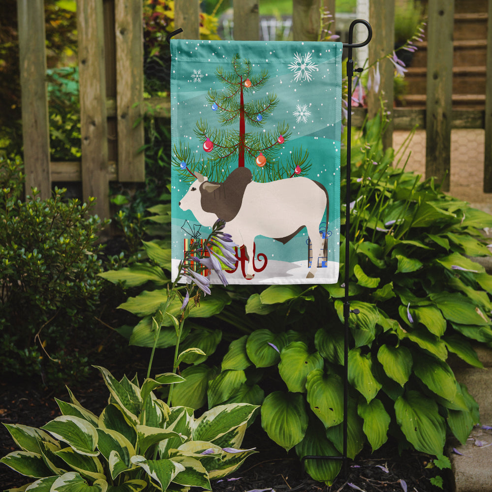 Malvi Cow Christmas Garden Flag Mailbox Decorative Yard Banner Outside Patio Artwork for Flower Beds, Garden Size, Multicolor