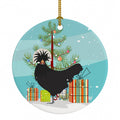 Polish Poland Chicken Christmas Ceramic Ornament Christmas Tree Hanging Decorations for Home Christmas Holiday, Party, Gift, 3 in, Multicolor