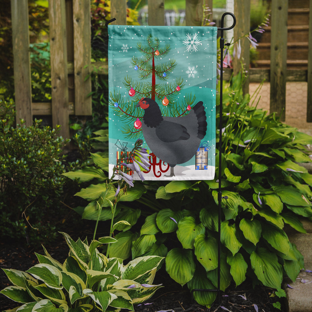 Jersey Giant Chicken Christmas Garden Flag Mailbox Decorative Yard Banner Outside Patio Artwork for Flower Beds, Garden Size, Multicolor