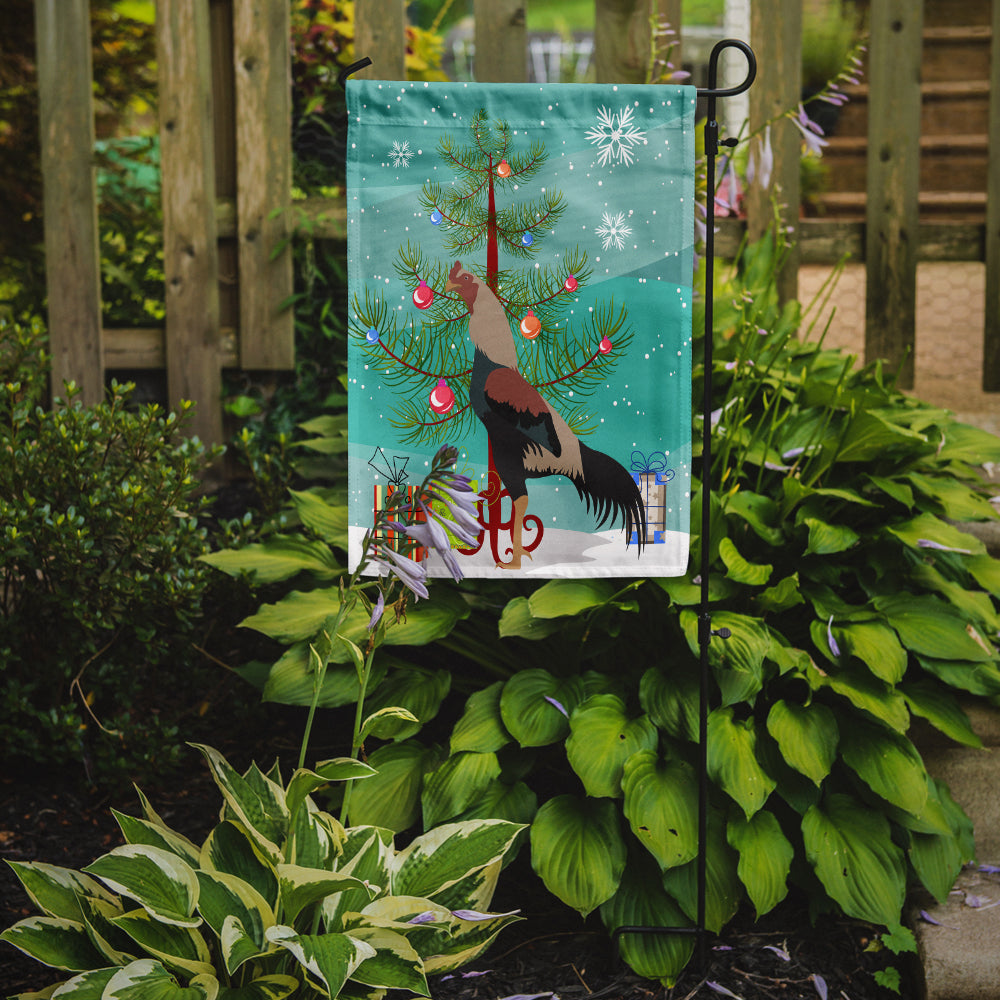 Kulang Chicken Christmas Garden Flag Mailbox Decorative Yard Banner Outside Patio Artwork for Flower Beds, Garden Size, Multicolor