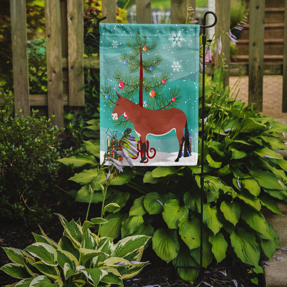Mule Christmas Garden Flag Mailbox Decorative Yard Banner Outside Patio Artwork for Flower Beds, Garden Size, Multicolor